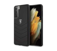 Funda Ferrari Off Track acolchada negra - Galaxy S21