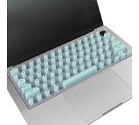 Funda fina de silicona para teclados para 14 personas con protección contra arañazos y agua, diseño lavable, fácil de escribir