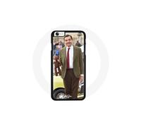 Funda Flexible Iphone 4 - Mr Bean - Negro - Mixto - Motivo Original