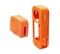 Funda flexible para cámara con protección de lente, silicona suave, acceso sin problemas, botón de acceso para cámara de aire de 360 x 4 pulgadas, fácil configuración, funda de silicona