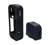 Funda flexible para cámara con protección de lente, silicona suave, acceso sin problemas, botón de acceso para cámara de aire de 360 x 4 pulgadas, fácil configuración, funda de silicona