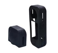 Funda flexible para cámara con protección de lente, silicona suave, acceso sin problemas con botón para 360 x 4 Air Easy Setups Funda de silicona