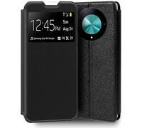 Funda Flip Cover para Honor Magic 6 Lite 5G Liso (Negro) - COOL