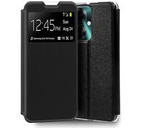 Cool Funda Flip Cover Liso Negro para Oppo Reno 11F 5G