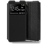 Cool Flip Cover Funda de Libro Lisa Negra para Realme C67