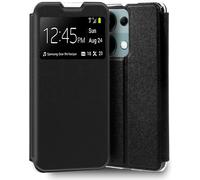 Cool Funda Flip Cover Tipo Libro Liso Negro para Xiaomi Redmi Note 13 Pro