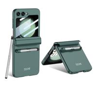 Funda Flip5 compatible con Samsung Galaxy Z con S Pen, protector de pantalla para la cámara y protección de bisagra magnética. Funda ultradelgada