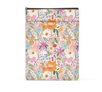 Funda floral para libros, fundas para libros de tapa blanda, protector de libros de flores preparadas, regalos para amantes de los libros para mujeres, niñas, mamá, accesorios de libros, regalos de