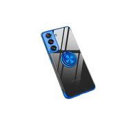 Funda FLOVEME para Galaxy S21Plus con soporte de anillo azul