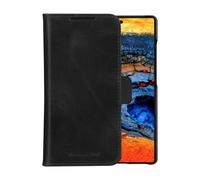 Funda Folio - DBRAMANTE1928 - Galaxy S25 Ultra - Cuero - Negro - Monocromático