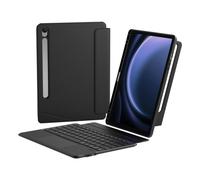 Inateck Funda con Teclado para Samsung Galaxy Tab S10 FE/S9 FE/S9, Teclado para Tablet Formato Vertical u Horizontal, extraíble, con Panel táctil, QWERTZ, AceTouch N0064