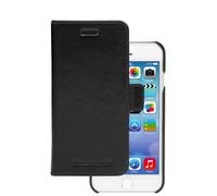 Funda folio Lynge Dbramante1928 de cuero negro para iPhone 6/6S/7/8