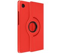 Funda Folio para Samsung Galaxy Tab A9 y Tab A11 con soporte giratorio Rojo