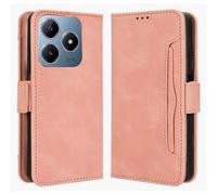 Funda Folio Stand Funda de cuero para teléfono con múltiples ranuras para tarjetas Compatible con Realme C63 4G, C61 4G,