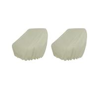 Funda for asiento de barco, 2 piezas, resistente a la intemperie, tela Oxford, funda protectora for silla for barcos pesca y yates, al polvo aire libre(Apricot Color)