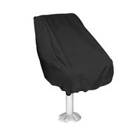 Funda for asiento de barco, 2 uds., impermeable, a prueba lluvia, funda protectora for silla for exteriores, plegable, resistente al polvo(Black)