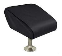 Funda for asiento de barco, 2 unidades, impermeable, funda for silla pontón, tela Oxford recubierta plata, protección solar, resistente a la lluvia y al polvo for clima marino aire libre(Black)