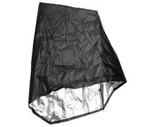 Funda for asiento de barco, cubierta for mesa y silla giratoria plegable, impermeable, resistente al polvo, negro, 56x61x64cm for clima exterior