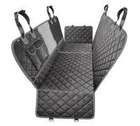 Funda for Asiento de Coche for Perros, Hamaca Impermeable, Cremallera Lateral y protección Puerta(Black)