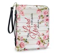 Funda for Biblias, Libros De Texto, Práctico Protector De Libros Con Ranura for Bolígrafos Incorporada, Funda Portátil for Cuadernos Ideal for Viajes, Estudios, Culto Uso Diario(Pattern B,28.5CM)