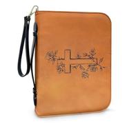 Funda for Biblias, Libros De Texto, Práctico Protector De Libros Con Ranura for Bolígrafos Incorporada, Funda Portátil for Cuadernos Ideal for Viajes, Estudios, Culto Uso Diario(Pattern G,28.5CM)