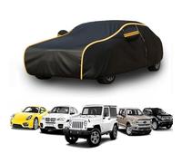 Funda for Coche Exterior for MG Motor HS, 2018-2023, for for Exteriores, Completa for, protección Solar, Resistente al Viento, Polvo, a los arañazos, for Duradera(Negro-Amarillo)