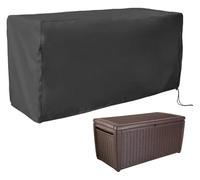 Funda for cofre de terraza grande, impermeable, resistente, for reposapiés patio, for todo tipo clima, for exteriores Deck Boxs Covers(153x74x71cm)