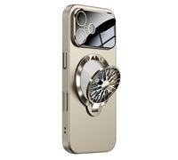 Funda For iPhone 17/17 Air/17 Pro/17 Pro MAX, Carcasa Magnética con Cubierta De Soporte De Carga Inalámbrica con Disipación De Calor(Gray,17 Air)