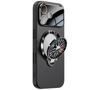 Funda For iPhone 17/17 Air/17 Pro/17 Pro MAX, Carcasa Magnética con Cubierta De Soporte De Carga Inalámbrica con Disipación De Calor(Black,17)