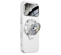 Funda For iPhone 17/17 Air/17 Pro/17 Pro MAX, Carcasa Magnética con Cubierta De Soporte De Carga Inalámbrica con Disipación De Calor(White,17 Air)