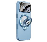 Funda For iPhone 17/17 Air/17 Pro/17 Pro MAX, Carcasa Magnética con Cubierta De Soporte De Carga Inalámbrica con Disipación De Calor(Blue,17 Air)