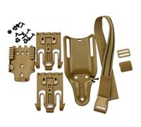 Funda for Pistola de Paseo Bajo, Plataforma Táctica, de Bloqueo Rápido for Funda de Pistola Universal, Funda for Pistola de Pierna Caída for Caza(Leg Set Sand)