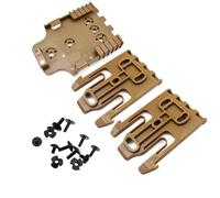 Funda for Pistola de Paseo Bajo, Plataforma Táctica, de Bloqueo Rápido for Funda de Pistola Universal, Funda for Pistola de Pierna Caída for Caza(3pcs Sand)