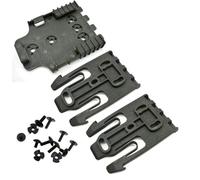 Funda for Pistola de Paseo Bajo, Plataforma Táctica, de Bloqueo Rápido for Funda de Pistola Universal, Funda for Pistola de Pierna Caída for Caza(3pcs Green)