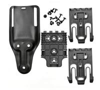 Funda for Pistola de Paseo Bajo, Plataforma Táctica, de Bloqueo Rápido for Funda de Pistola Universal, Funda for Pistola de Pierna Caída for Caza(Belt Set Black)