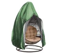 Funda For Silla Colgante A Prueba Viento,Funda For Silla Colgante Doble Con Cremallera Y Cordón,Cubierta Impermeable For Muebles Exterior Resistente(Green,200x230cm)