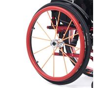 Funda for silla de ruedas deportiva con rueda trasera de 24 pulgadas, funda protectora for rueda trasera for silla de ruedas, cubiertas for llantas de empuje que mejoran el agarre y la tracción