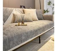 Funda for Sofá,Long 1 2 3 4 Plazas Protector Cubre Sofa, Antideslizante for Sofá(Light Grey,90X70cm(35X27IN))