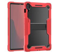 Funda for Tableta a Prueba de Golpes Adecuada for Samsung Galaxy Tab S10 FE Plus 13,1 Pulgadas SM-X620 SM-X626B Cubierta con Soporte(Red)