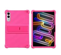 Funda for Tableta con Soporte Ajustable Adecuada for Lenovo Xiaoxin Pad Pro GT 11,1 Pulgadas TB710FU 2025 Funda de Silicona Suave a Prueba de Golpes(Rose Red)