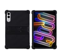 Funda for Tableta con Soporte Ajustable Adecuada for Lenovo Xiaoxin Pad Pro GT 11,1 Pulgadas TB710FU 2025 Funda de Silicona Suave a Prueba de Golpes(Black)