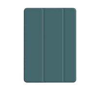 Funda for Tableta con Soporte Triple Plegable Adecuada for Huawei Honor Pad X8b 11 Pulgadas 2026 NDL2-W09 Funda Trasera de Silicona Suave(Dark Green)