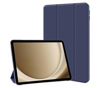 Funda for Tableta con Soporte Triple Plegable Adecuada for Samsung Galaxy Tab A11 Plus 11 Pulgadas 2025 SM-X230 X236 X226B Funda Trasera de TPU(Navy Blue)