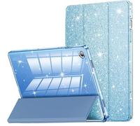 Funda for Tableta Estrellada Compatible con Samsung Galaxy Tab A9/A11 Plus 11 Pulgadas SM-X210 SM-X230 Cubierta Trasera acrílica con activación automática(Sky-Blue,A9 Plus 11")