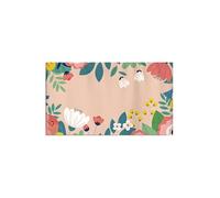 Funda for TV a prueba de polvo, diseño grueso y decorativo con estampado de jardín rosa, fácil de instalar y quitar. protector de pantalla(42inch)