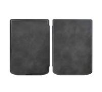 Funda Funda Compatible con Pocketbook Verse Lite de 6 Pulgadas el Lector electrónico, Funda Delgada con función de Encendido y Apagado automático. Protección contra caídas(Black)