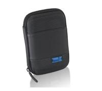 Funda - Funda para Discos Duros HDD/SSD de 2.5”, Color Negro, Material Resistente, con Cierre Seguro y diseño Compacto Ideal para Transporte.
