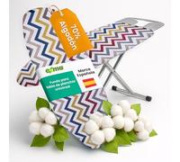 Funda Fundar de Tabla de Planchar Plegable - Funda Ajustable Universal para Plancha y Mesa de Planchar - 140x50 - Zigzag Colores