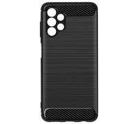 Funda Galaxy A13 5G / A04s silicona efecto aluminio cepillado -