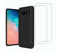 Funda Galaxy S10e y 2 protectores de pantalla - TPU - Negro - Reacondicionado -